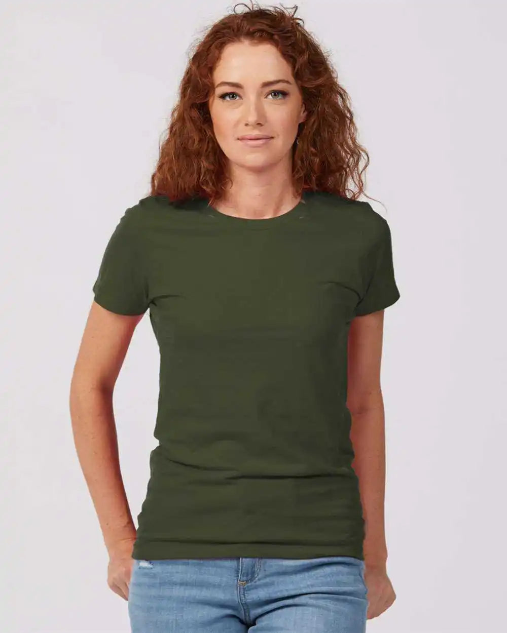 Tultex 516 Women’s Premium Cotton T-shirt - Olive