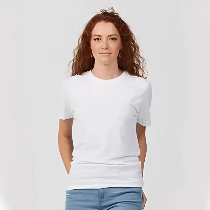 Tultex 516 Women’s Premium Cotton t Shirt White