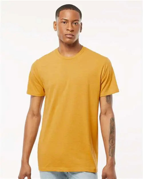 Tultex 541 Premium Cotton Blend T-shirt - Antique Gold Heather