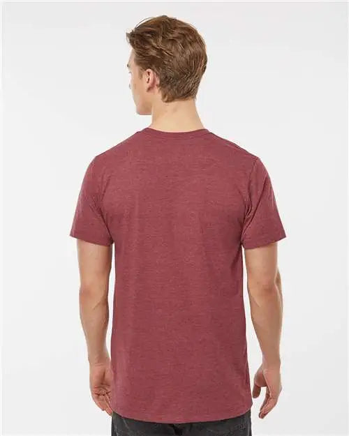 Tultex 541 Premium Cotton Blend T-shirt - Burgundy Heather