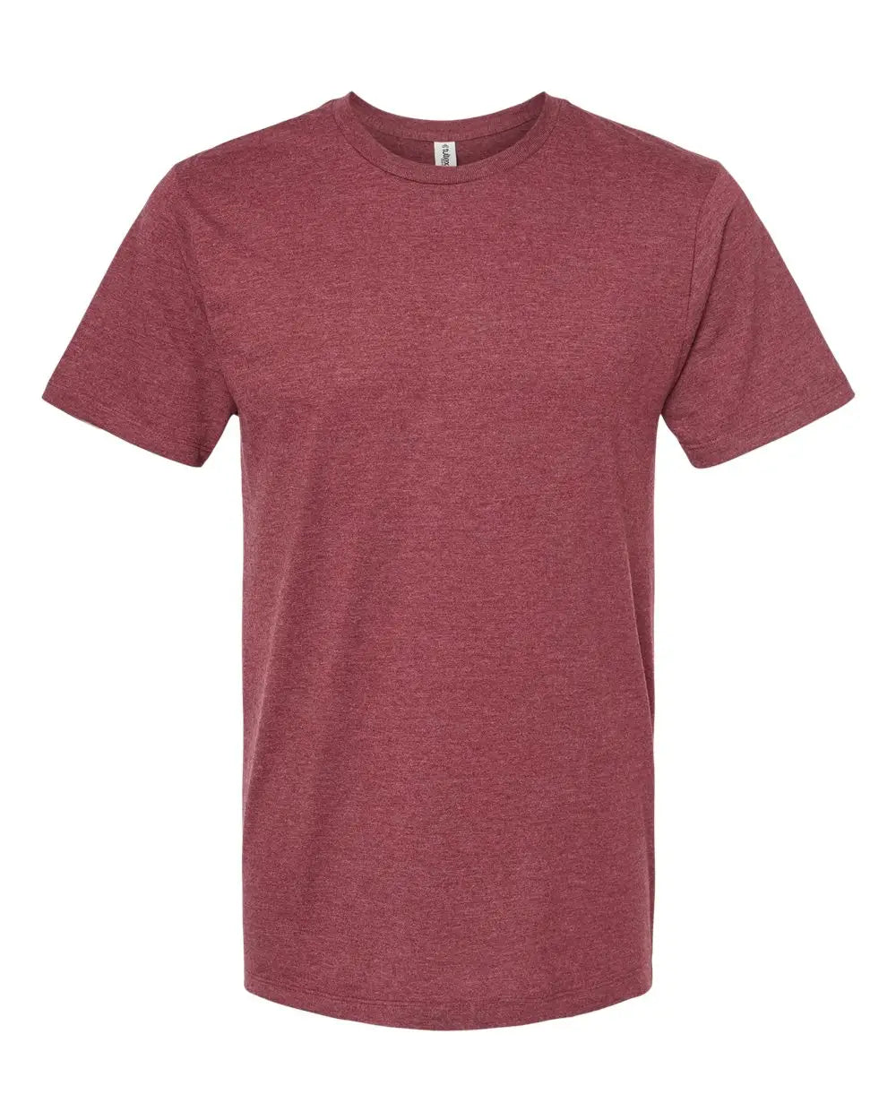 Tultex 541 Premium Cotton Blend T-shirt - Burgundy Heather - Maroon / Xs