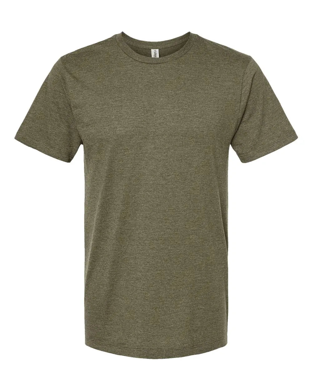Tultex 541 Premium Cotton Blend T-shirt - Olive Heather