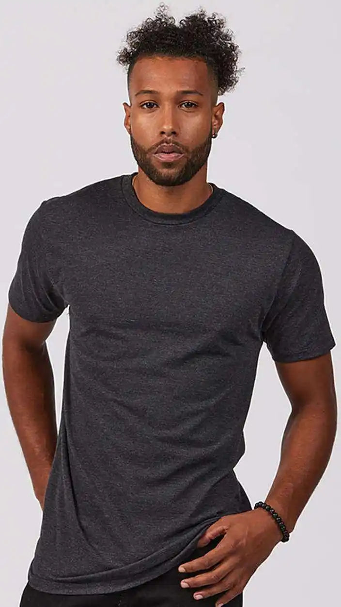 Tultex 541 Unisex Premium Cotton Blend t Shirt Black Heather