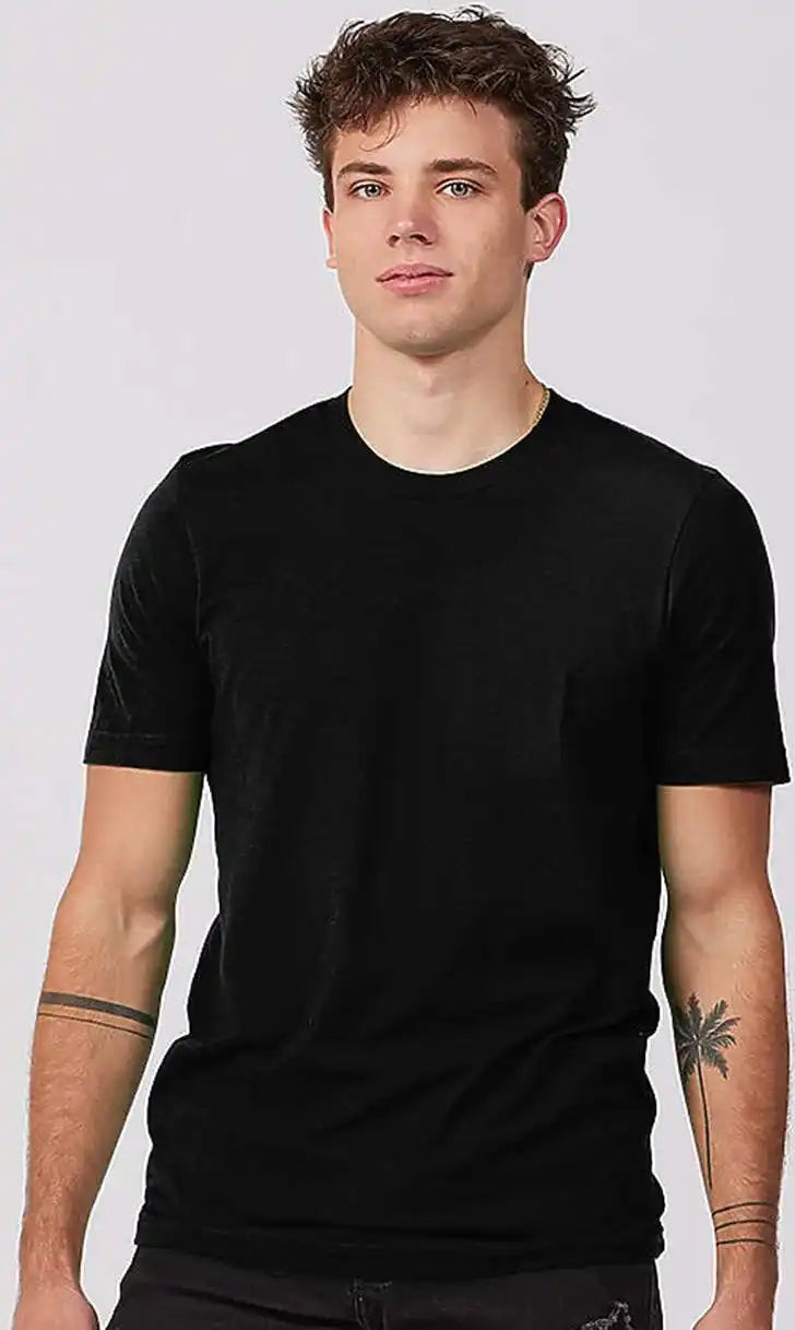 Tultex 541 Unisex Premium Cotton Blend T-shirt - Black