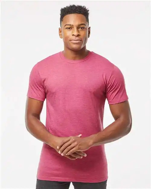 Tultex 541 Unisex Premium Cotton Blend T-shirt - Cactus Flower Heather