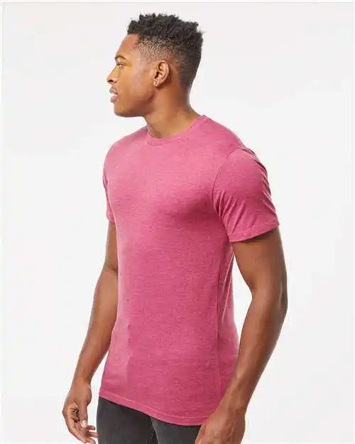 Tultex 541 Unisex Premium Cotton Blend T-shirt - Cactus Flower Heather