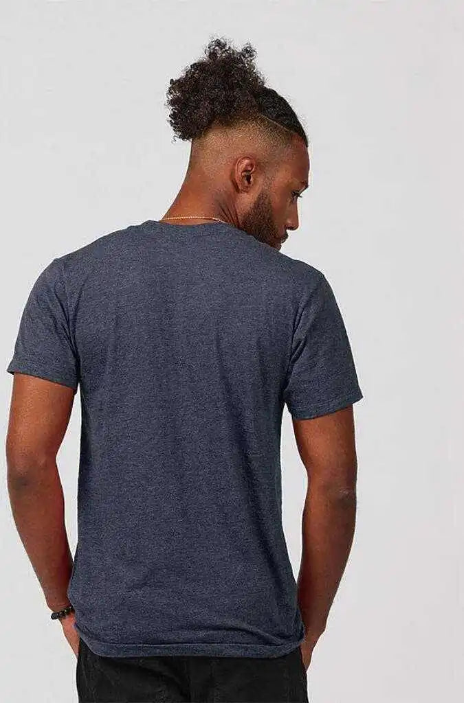 Tultex 541 Unisex Premium Cotton Blend t Shirt Navy Heather