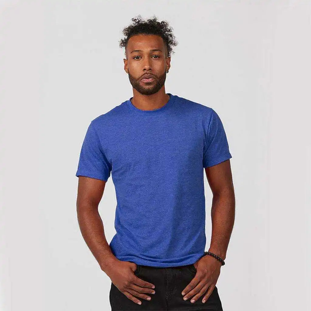 Tultex 541 Unisex Premium Cotton Blend t Shirt Royal Heather