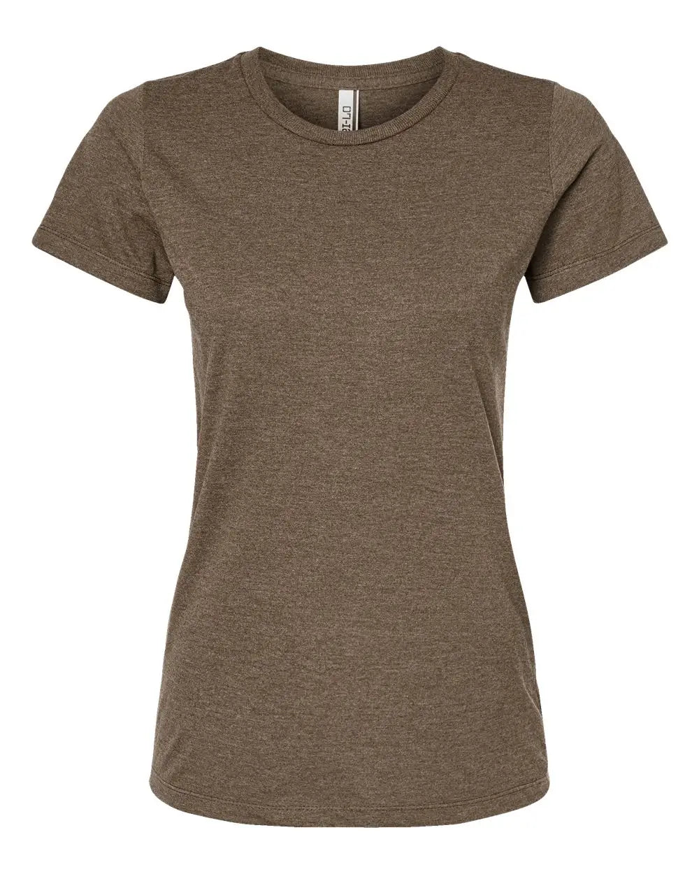 Tultex 542 Women’s Premium Cotton Blend T-shirt - Brown Heather - Xs