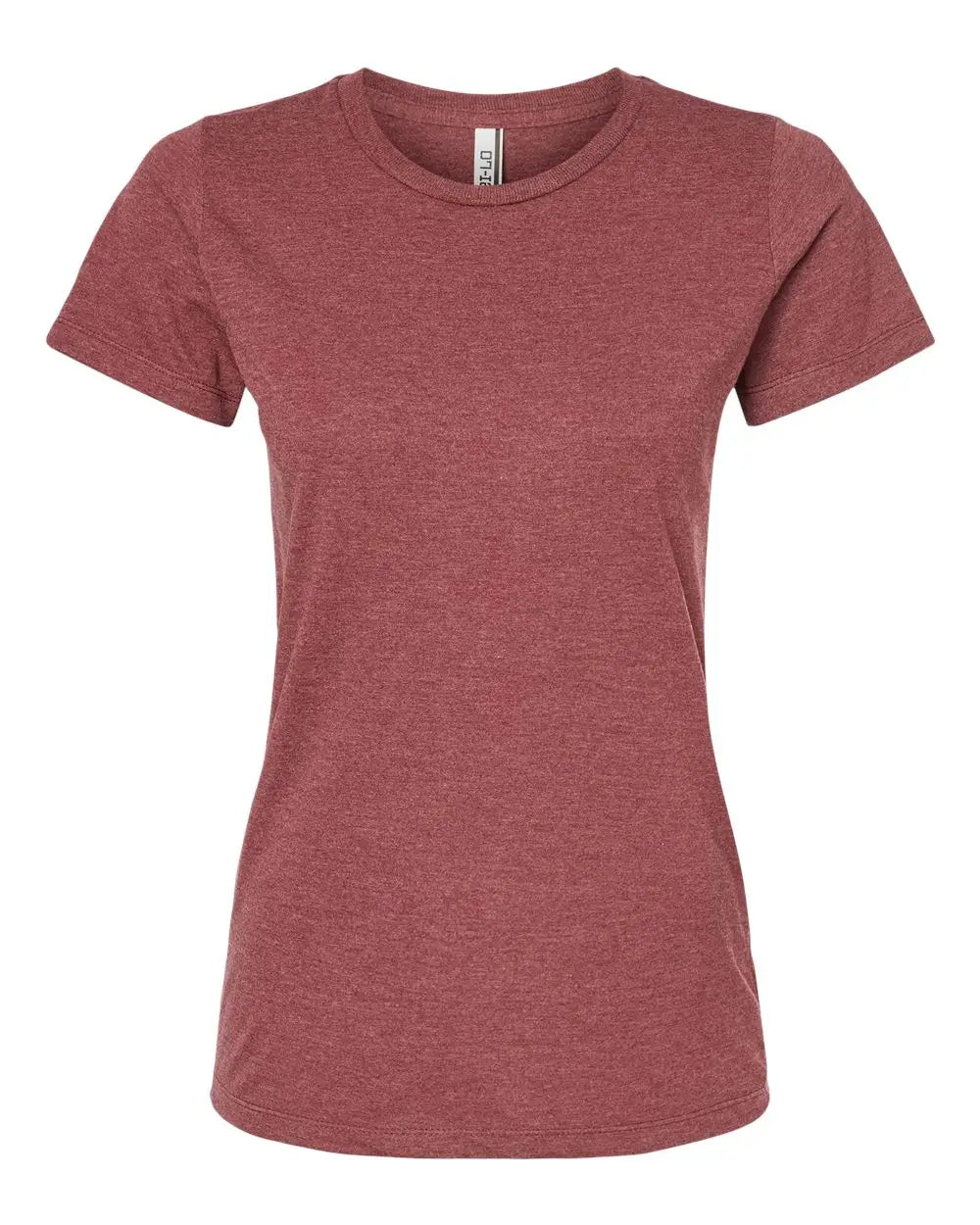 Tultex 542 Women’s Premium Cotton Blend T-shirt - Burgundy Heather - Maroon / Xs