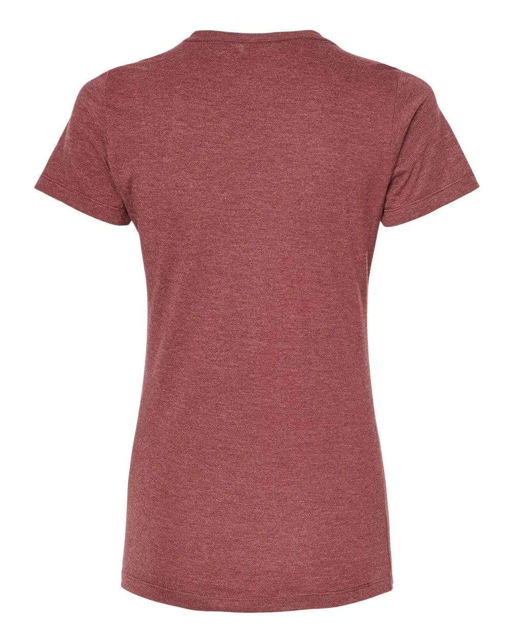 Tultex 542 Women’s Premium Cotton Blend T-shirt - Burgundy Heather - Maroon / Xs