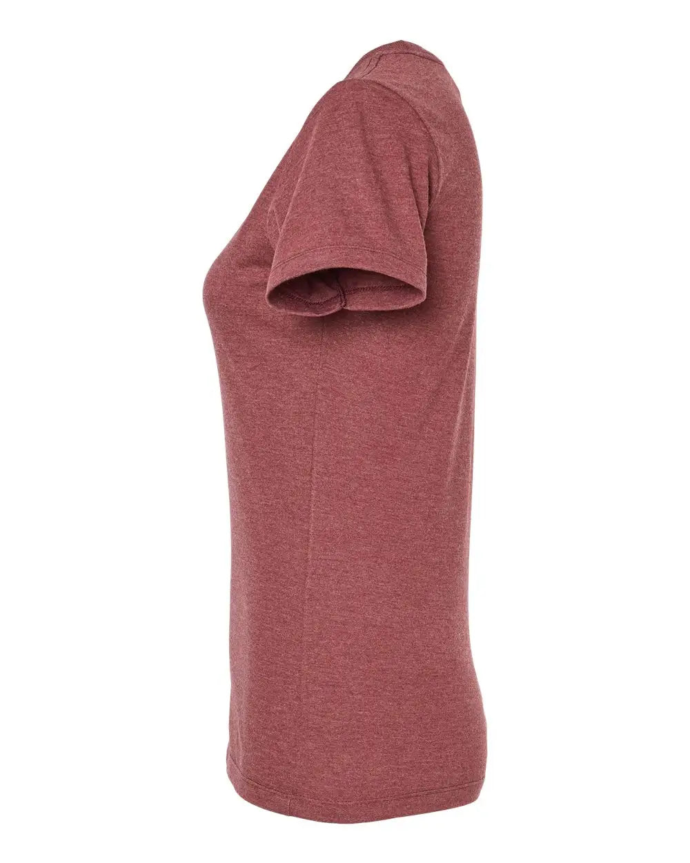 Tultex 542 Women’s Premium Cotton Blend T-shirt - Burgundy Heather
