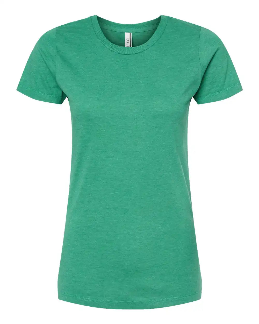Tultex 542 Women’s Premium Cotton Blend T-shirt - Kelly Heather - Xs