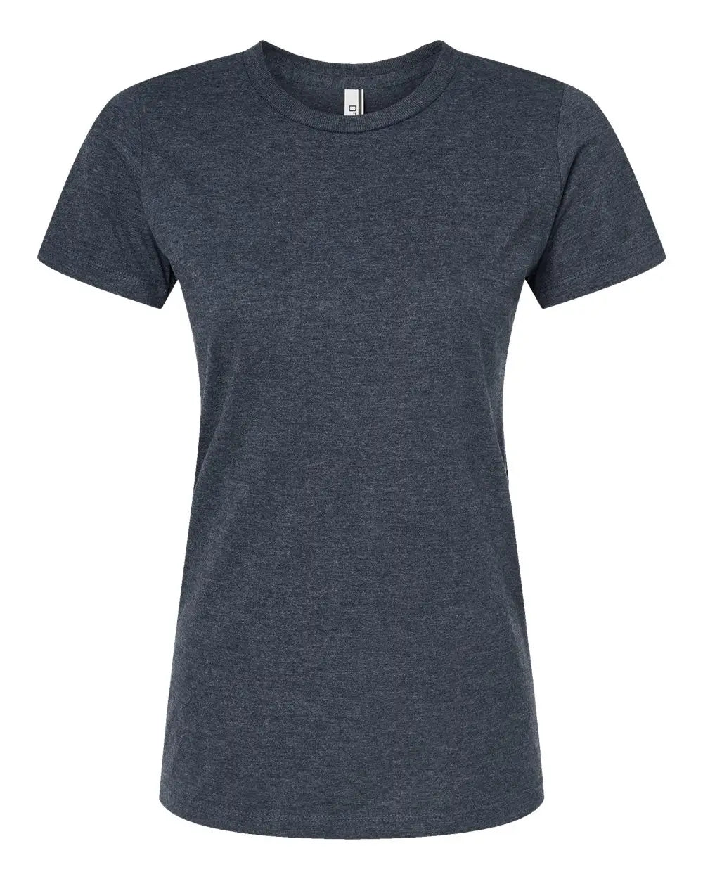 Tultex 542 Women’s Premium Cotton Blend T-shirt - Navy Heather - Xs