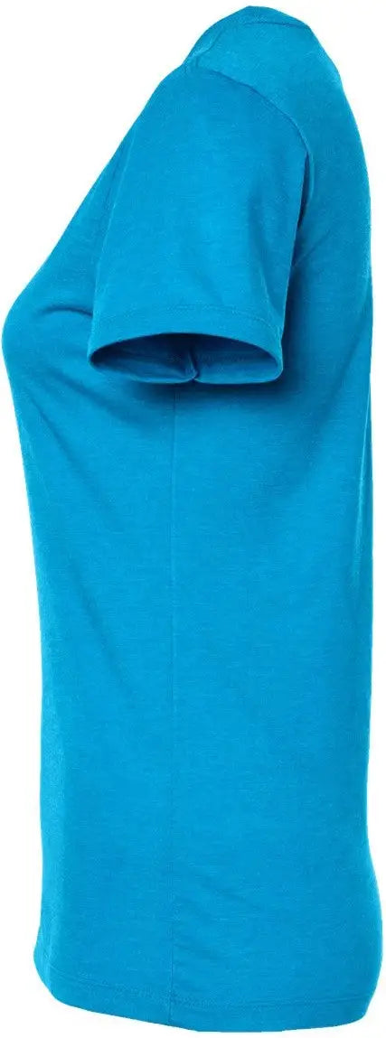 Tultex 542 Women’s Premium Cotton Blend T-shirt - Turquoise Heather