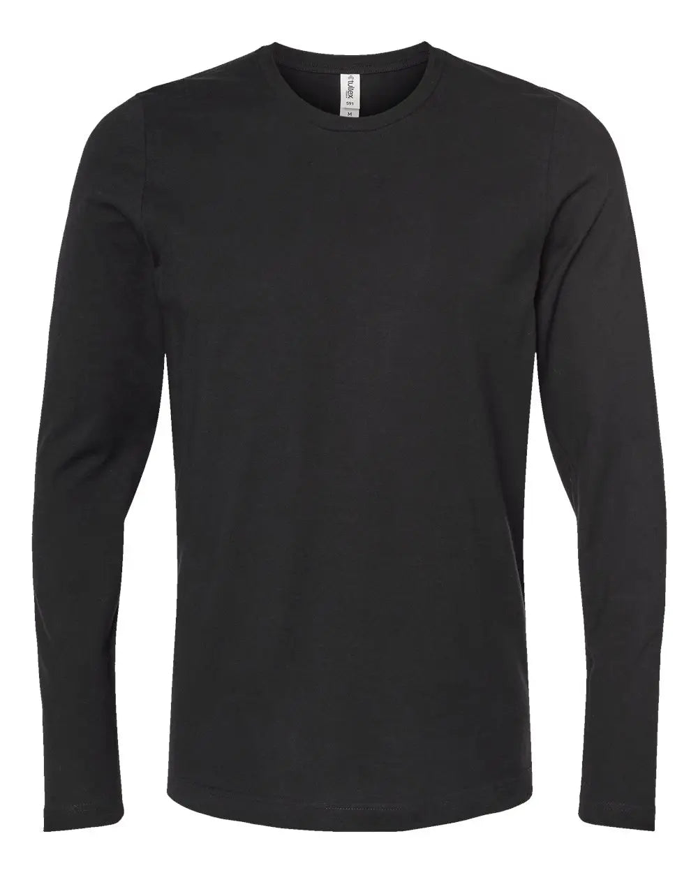 Tultex 591 Premium Cotton Long Sleeve T-shirt - Black - Xs