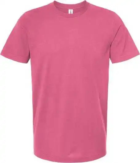 Tultex 602 Combed Cotton t Shirt Charity Pink