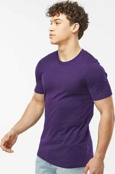 Tultex 602 Combed Cotton t Shirt Deep Purple