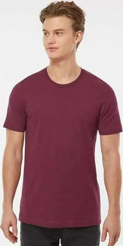 Tultex 602 Combed Cotton T-shirt - Maroon