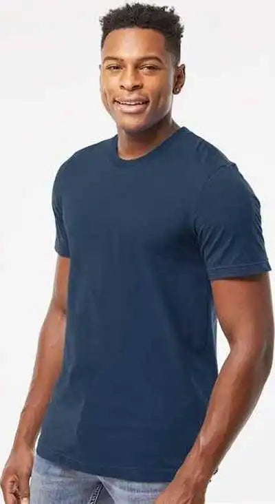 Tultex 602 Combed Cotton T-shirt - Navy Blue
