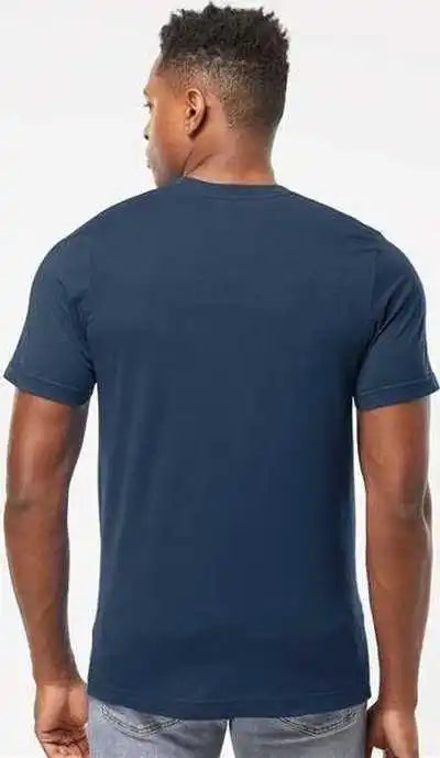Tultex 602 Combed Cotton T-shirt - Navy Blue