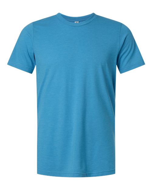 Tultex 602cvc Combed Cvc T-shirt - Heather Aquamarine