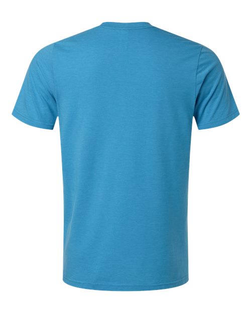 Tultex 602cvc Combed Cvc T-shirt - Heather Aquamarine