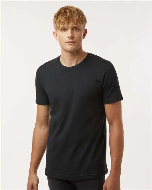 Tultex 602cvc Combed Cvc T-shirt - Heather Black