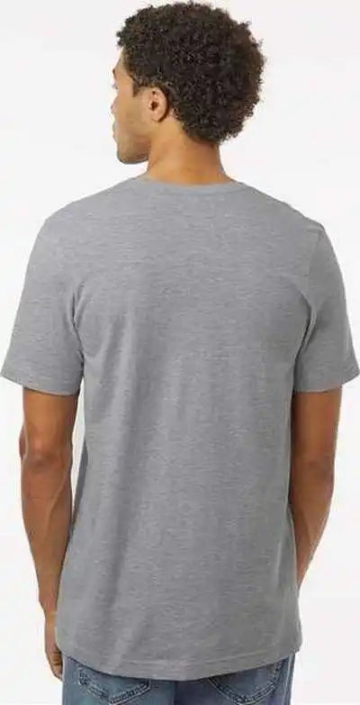 Tultex 602cvc Combed Cvc T-shirt - Heather Dark Gray