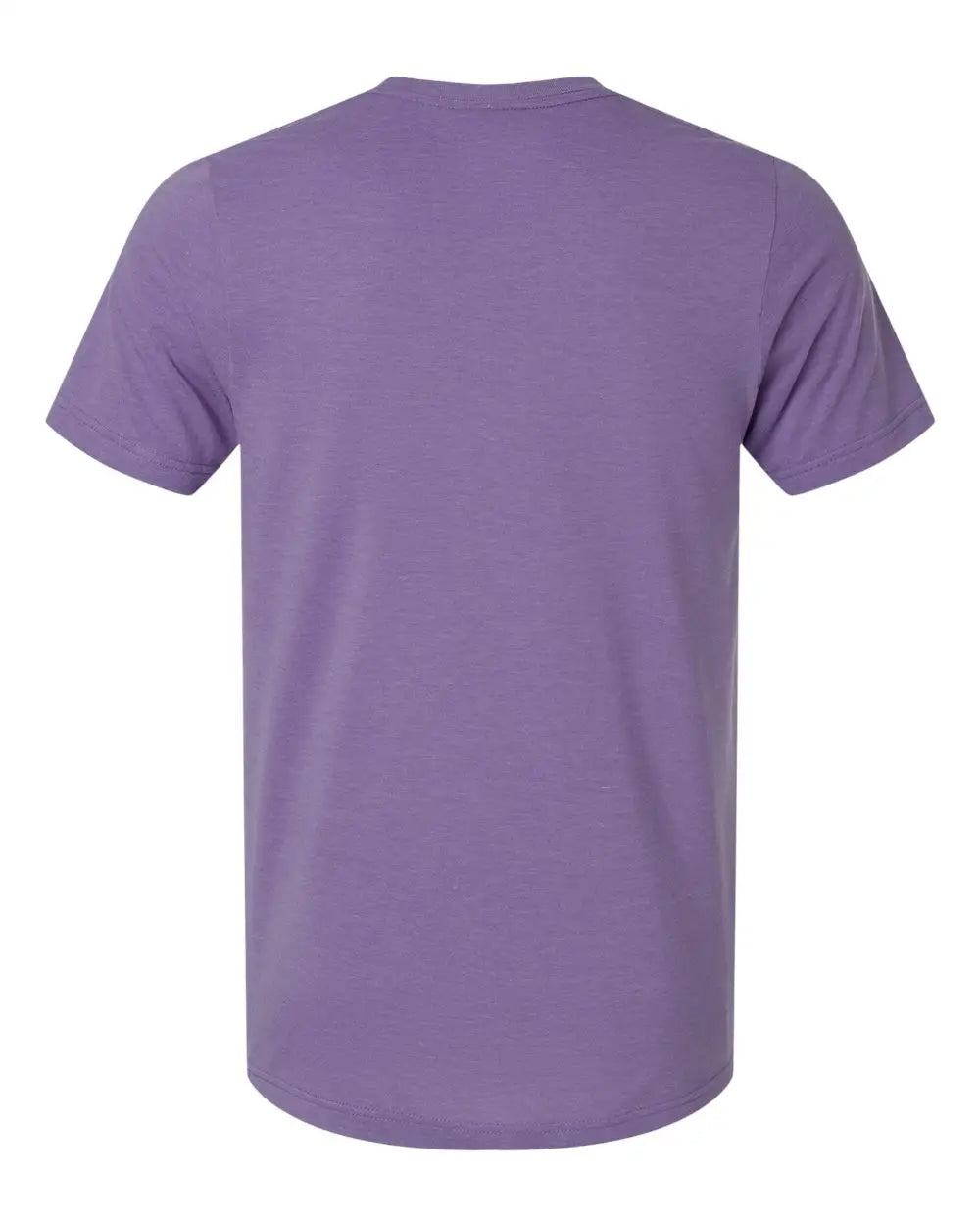 Tultex 602cvc Combed Cvc T-shirt - Heather Deep Purple - Adult Xs