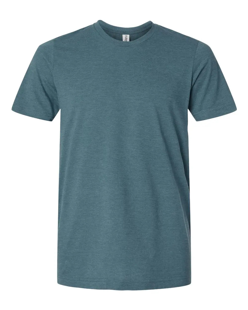 Tultex 602cvc Combed Cvc T-shirt - Heather Deep Teal