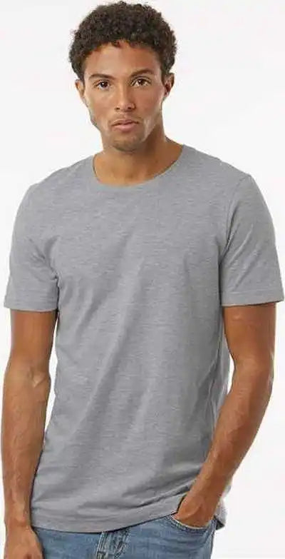 Tultex 602cvc Combed Cvc T-shirt - Heather Gray