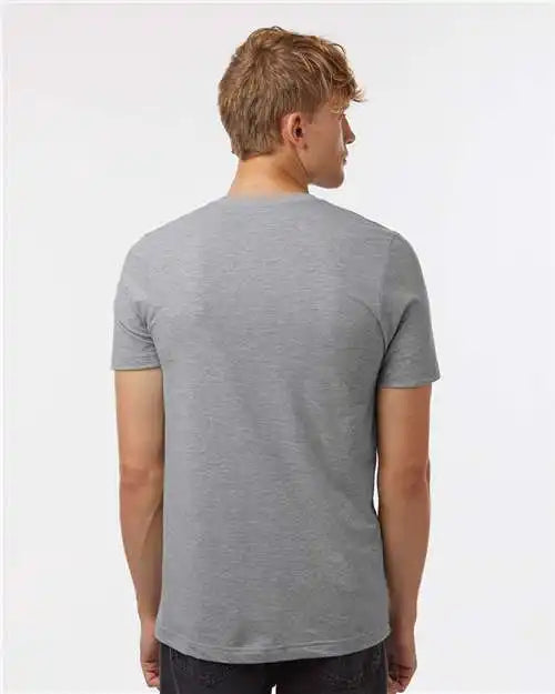 Tultex 602cvc Combed Cvc T-shirt - Heather Grey