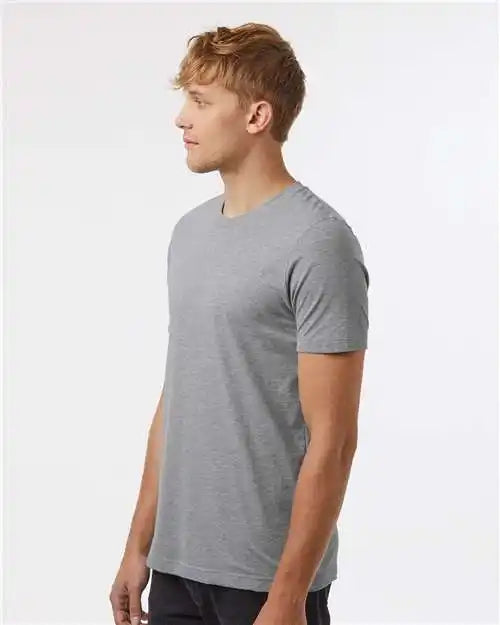 Tultex 602cvc Combed Cvc T-shirt - Heather Grey