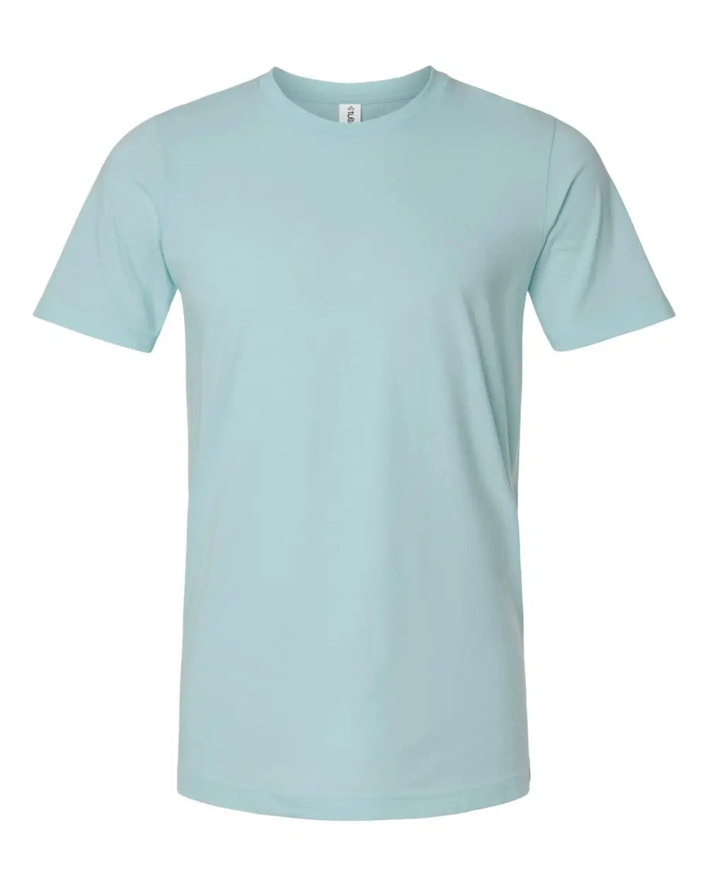 Tultex 602cvc Combed Cvc T-shirt - Heather Ice Blue - Adult Xs