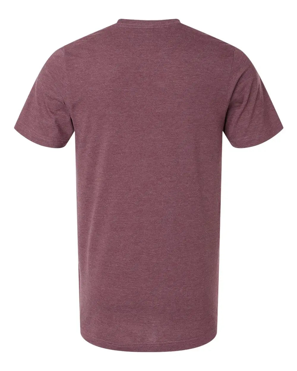 Tultex 602cvc Combed Cvc T-shirt - Heather Maroon