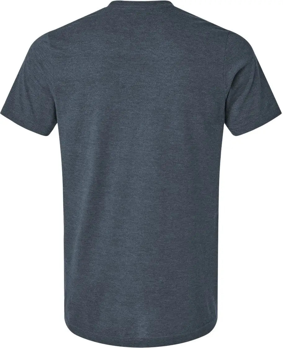 Tultex 602cvc Combed Cvc T-shirt - Heather Navy Blue