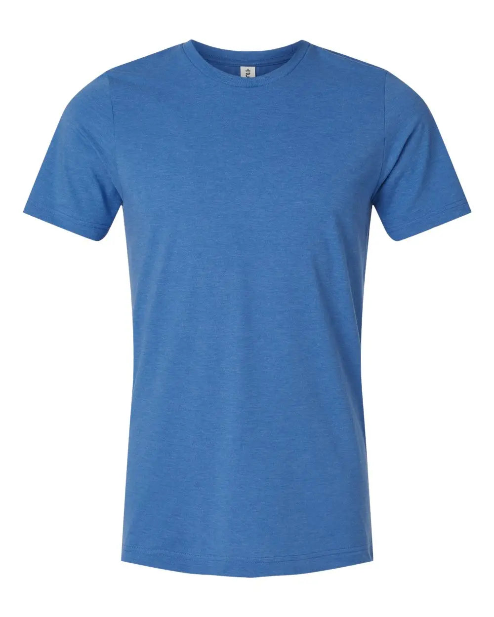 Tultex 602cvc Combed Cvc T-shirt - Heather Royal - Adult Xs