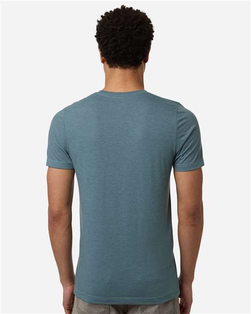 Tultex 602cvc Combed Cvc T-shirt - Heather Steel Blue