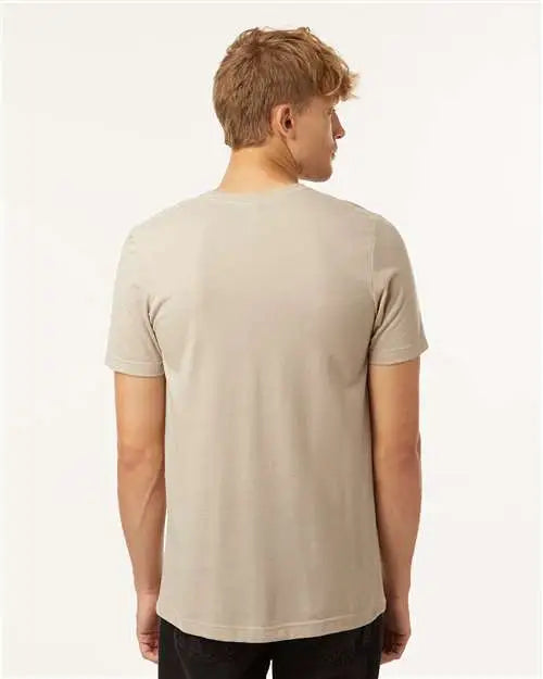 Tultex 602cvc Combed Cvc T-shirt - Heather Tan