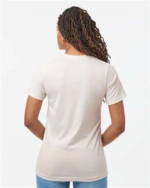 Tultex 602cvc Combed Cvc T-shirt - Heather Vintage Natural