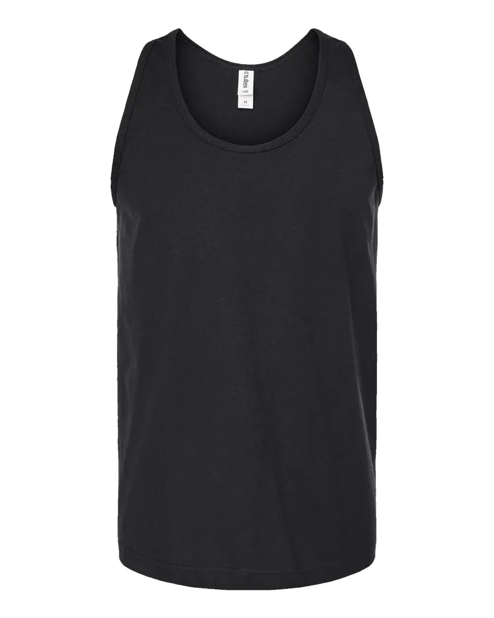 Tultex S105 Fine Jersey Tank Top - Black - Xs