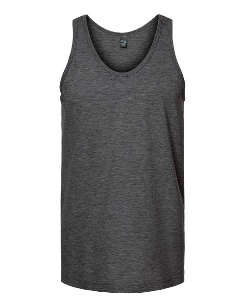 Tultex S105 Fine Jersey Tank Top - Heather Charcoal