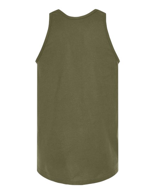 Tultex S105 Fine Jersey Tank Top - Military Green