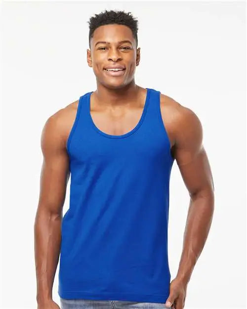 Tultex S105 Fine Jersey Tank Top - Royal (disc)
