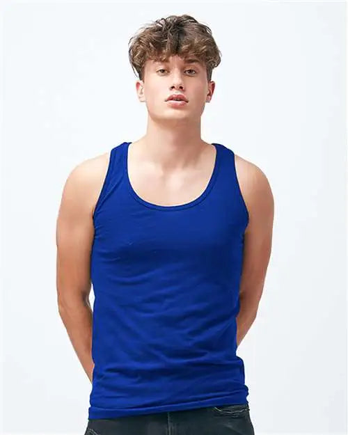 Tultex S105 Fine Jersey Tank Top - Royal (disc)