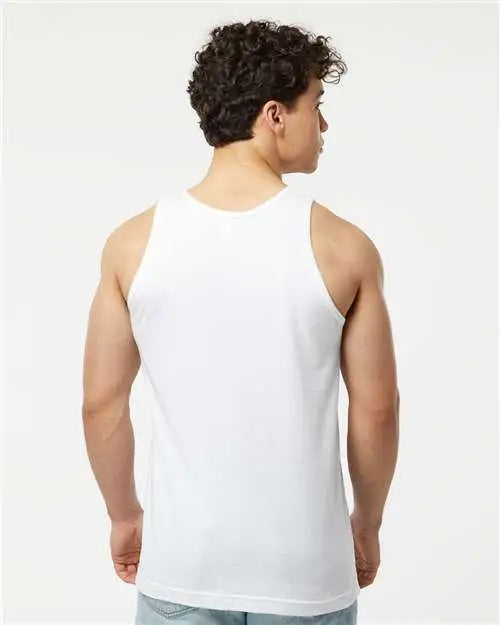 Tultex S105 Fine Jersey Tank Top - White