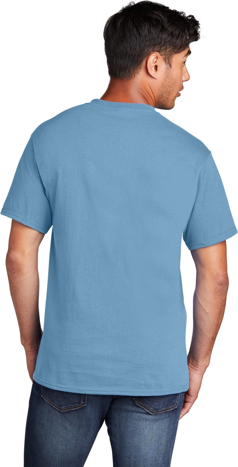 TundraBlu Port & Co Core Cotton Tee. PC54
