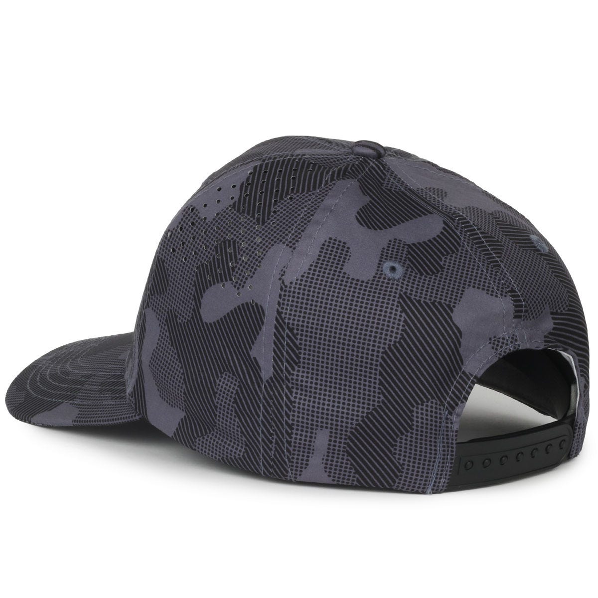 Legendary Headwear TUNNELS Perforated Structured Snapback Cap - Camo Black