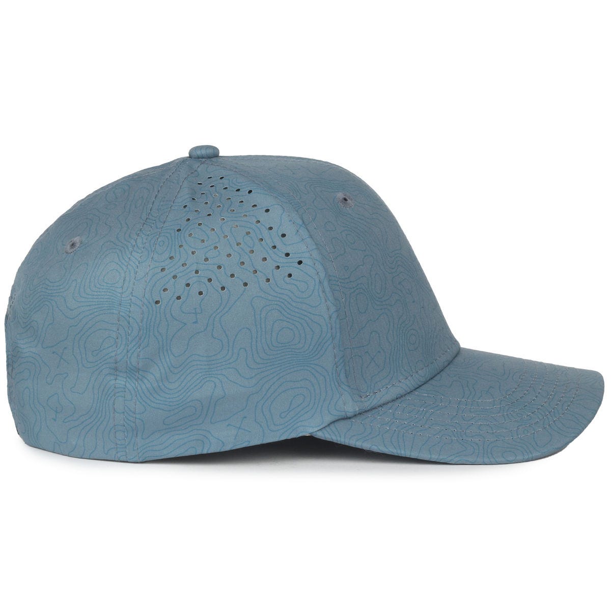 Legendary Headwear TUNNELS Perforated Structured Snapback Cap - Topo Ocean